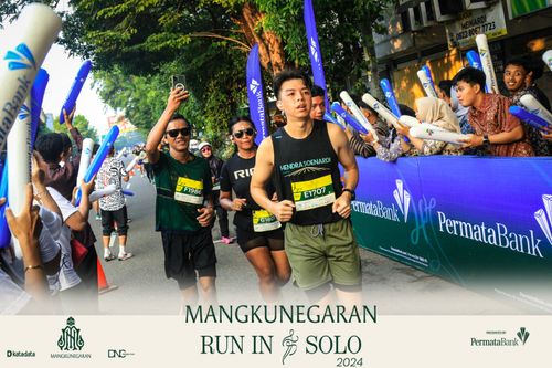 Race photo from Mangkunegaran Run 2024