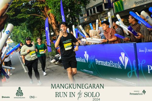 Race photo from Mangkunegaran Run 2024