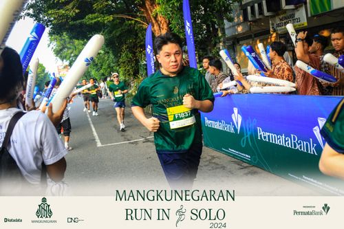 Race photo from Mangkunegaran Run 2024