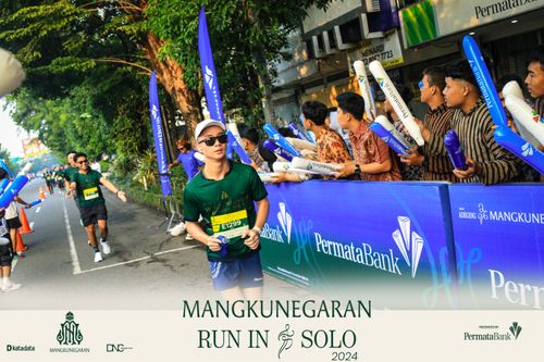 Race photo from Mangkunegaran Run 2024