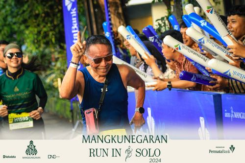 Race photo from Mangkunegaran Run 2024