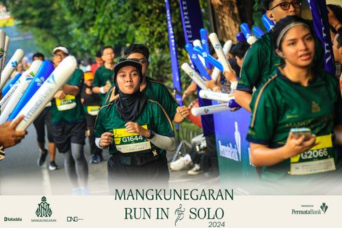 Race photo from Mangkunegaran Run 2024