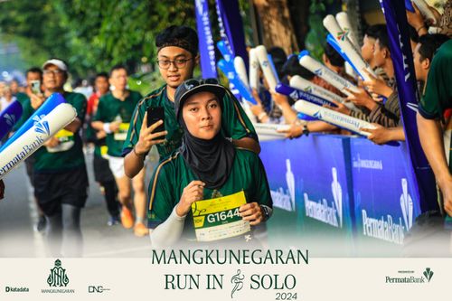Race photo from Mangkunegaran Run 2024