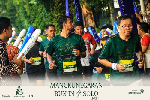 Race photo from Mangkunegaran Run 2024