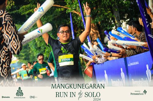 Race photo from Mangkunegaran Run 2024