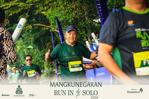 Race photo from Mangkunegaran Run 2024