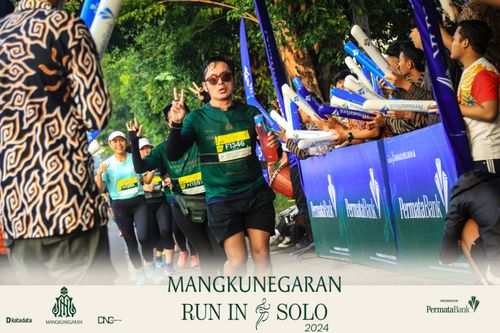 Race photo from Mangkunegaran Run 2024