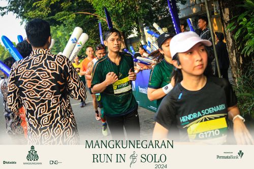 Race photo from Mangkunegaran Run 2024