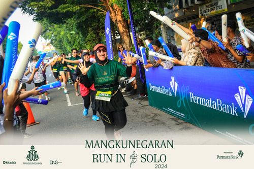 Race photo from Mangkunegaran Run 2024
