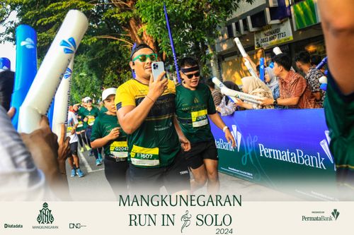 Race photo from Mangkunegaran Run 2024