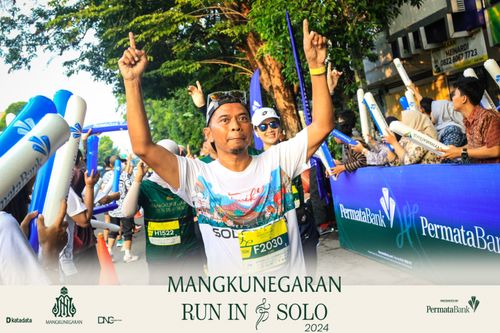 Race photo from Mangkunegaran Run 2024