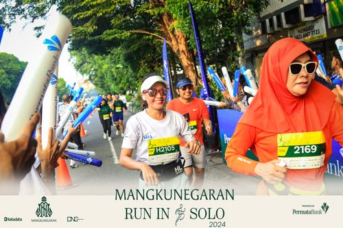 Race photo from Mangkunegaran Run 2024