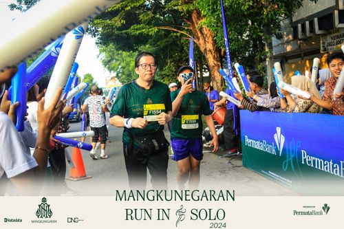 Race photo from Mangkunegaran Run 2024