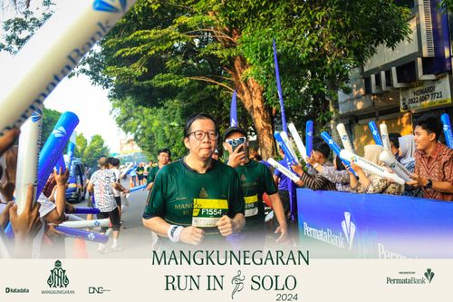 Race photo from Mangkunegaran Run 2024