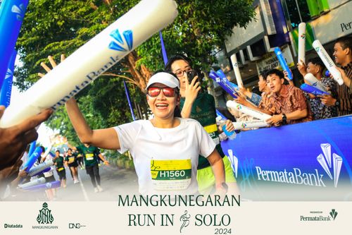 Race photo from Mangkunegaran Run 2024