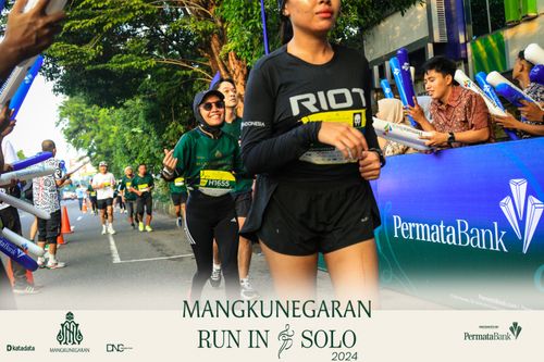 Race photo from Mangkunegaran Run 2024