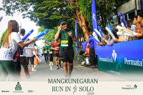 Race photo from Mangkunegaran Run 2024