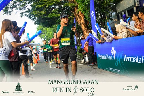Race photo from Mangkunegaran Run 2024