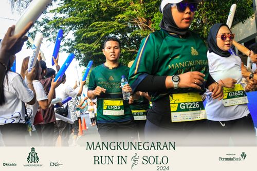 Race photo from Mangkunegaran Run 2024