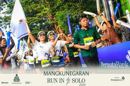 Race photo from Mangkunegaran Run 2024