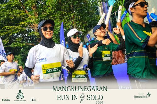 Race photo from Mangkunegaran Run 2024