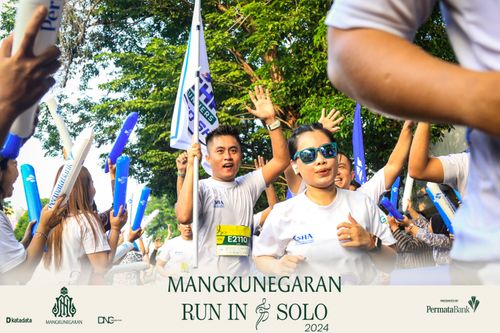 Race photo from Mangkunegaran Run 2024
