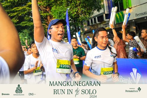 Race photo from Mangkunegaran Run 2024