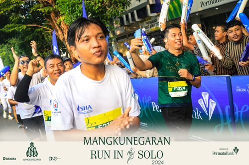 Race photo from Mangkunegaran Run 2024