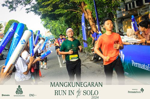 Race photo from Mangkunegaran Run 2024