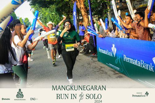 Race photo from Mangkunegaran Run 2024
