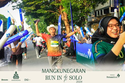 Race photo from Mangkunegaran Run 2024