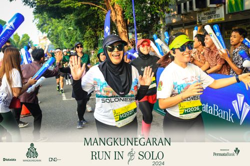 Race photo from Mangkunegaran Run 2024