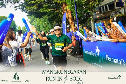 Race photo from Mangkunegaran Run 2024