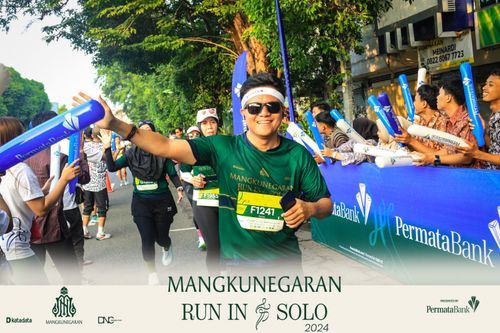 Race photo from Mangkunegaran Run 2024