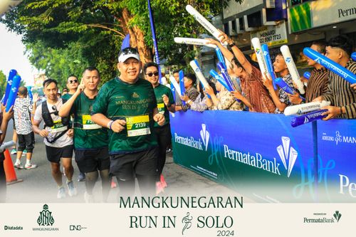 Race photo from Mangkunegaran Run 2024