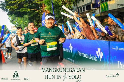 Race photo from Mangkunegaran Run 2024