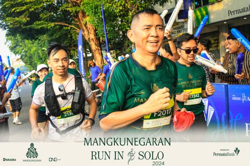 Race photo from Mangkunegaran Run 2024