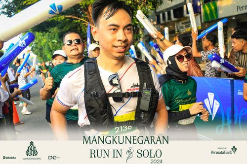 Race photo from Mangkunegaran Run 2024