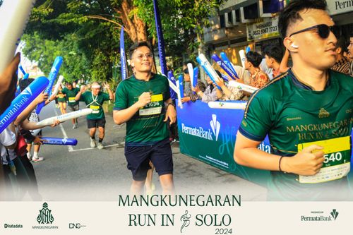 Race photo from Mangkunegaran Run 2024