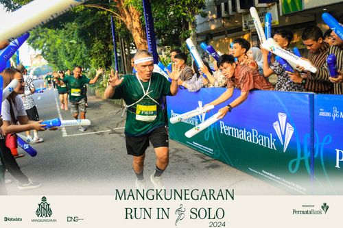 Race photo from Mangkunegaran Run 2024