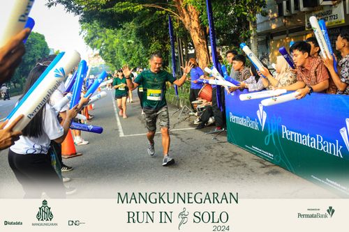 Race photo from Mangkunegaran Run 2024