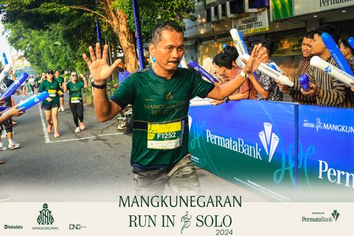 Race photo from Mangkunegaran Run 2024