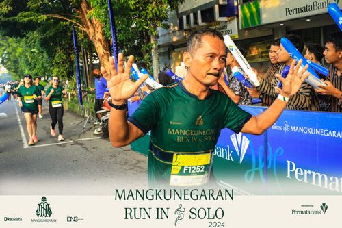 Race photo from Mangkunegaran Run 2024