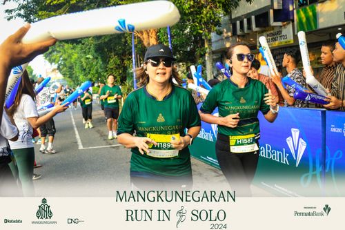 Race photo from Mangkunegaran Run 2024