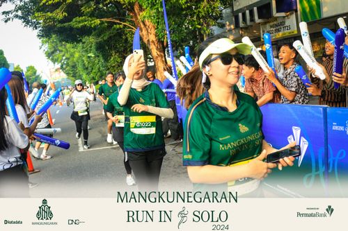 Race photo from Mangkunegaran Run 2024