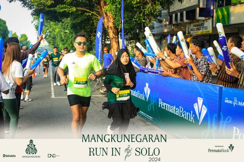 Race photo from Mangkunegaran Run 2024