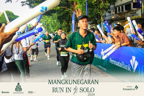 Race photo from Mangkunegaran Run 2024