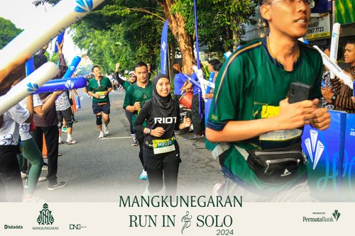 Race photo from Mangkunegaran Run 2024