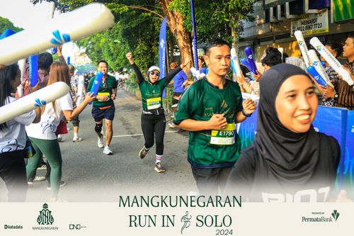 Race photo from Mangkunegaran Run 2024