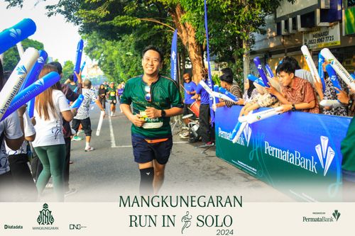 Race photo from Mangkunegaran Run 2024